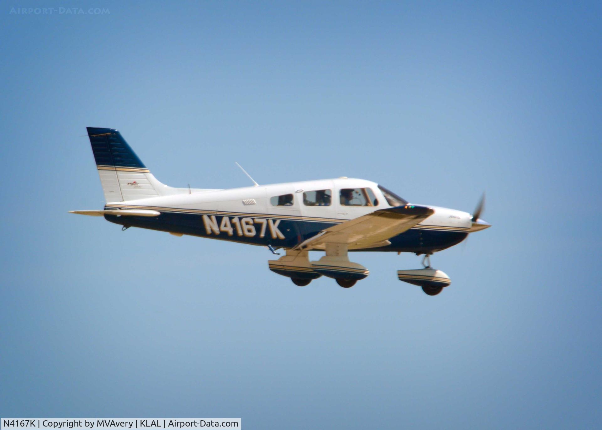 N4167K, 2000 Piper PA-28-181 C/N 2843342, 2014 Sun n Fun