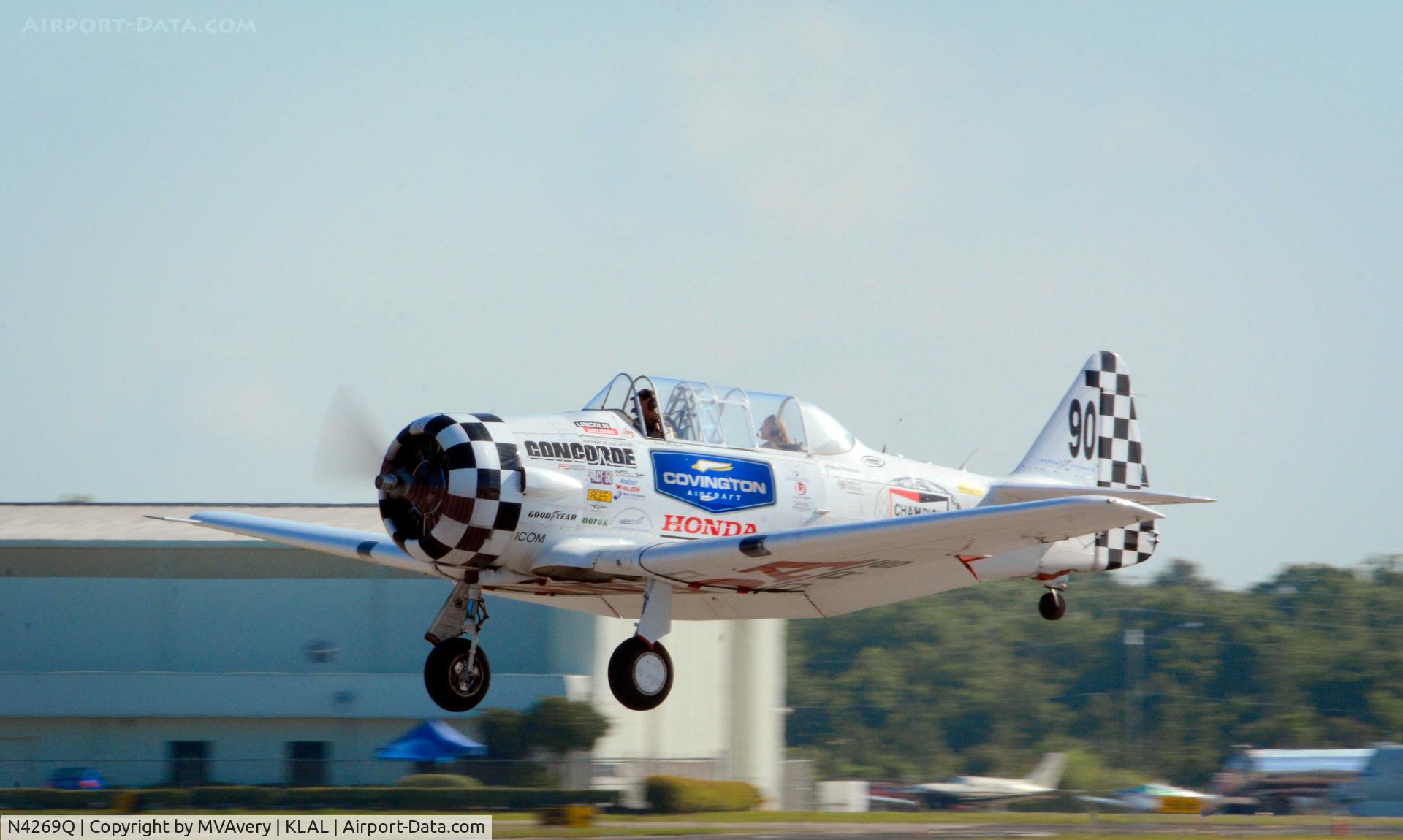 N4269Q, 1953 North American T-6G Texan C/N 197-5, 2014 Sun n Fun
