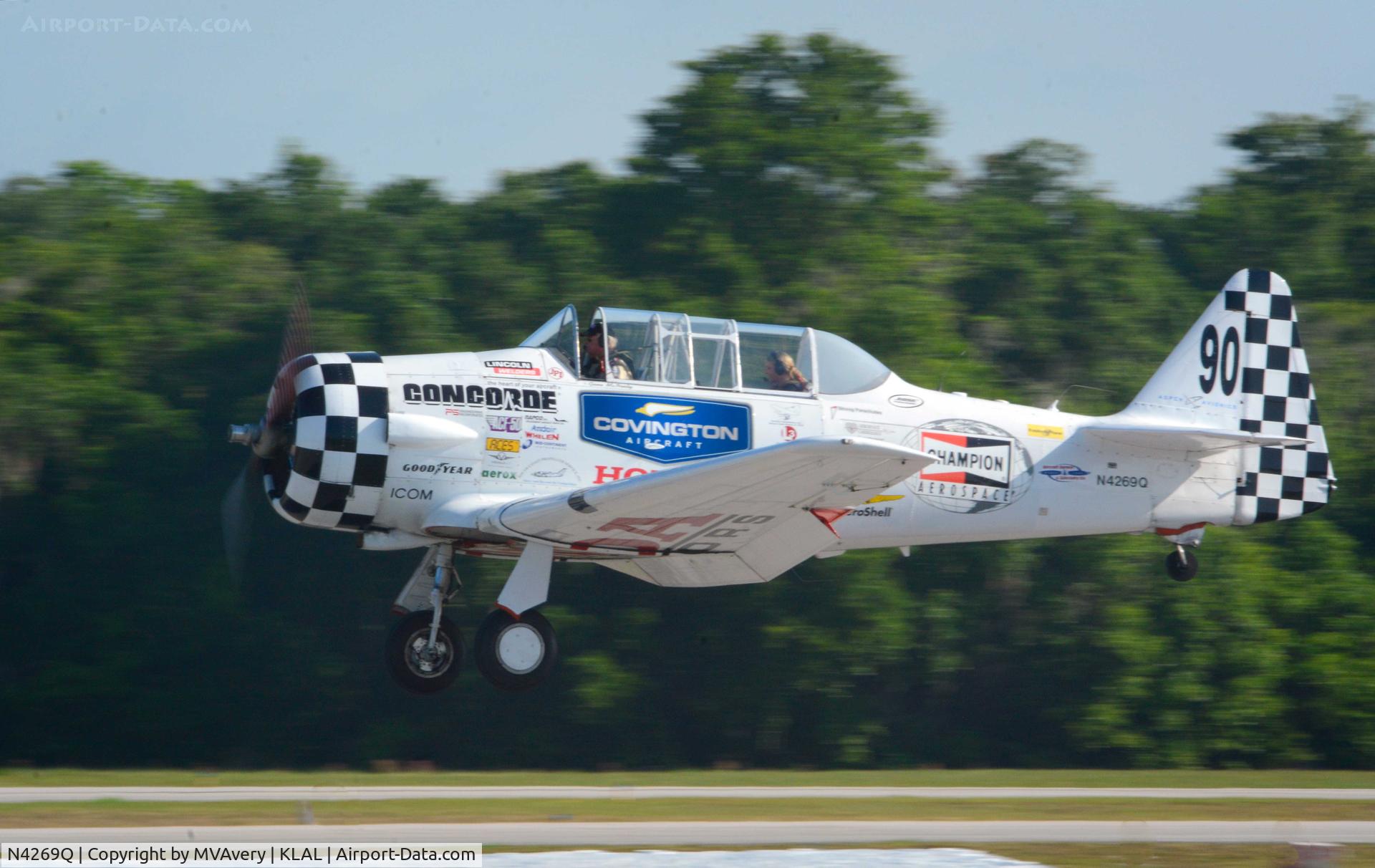 N4269Q, 1953 North American T-6G Texan C/N 197-5, 2014 Sun n Fun