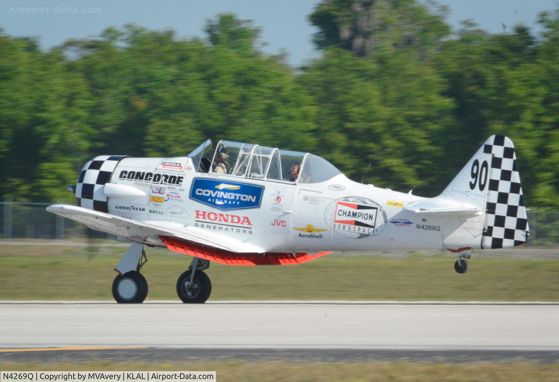 N4269Q, 1953 North American T-6G Texan C/N 197-5, 2014 Sun n Fun