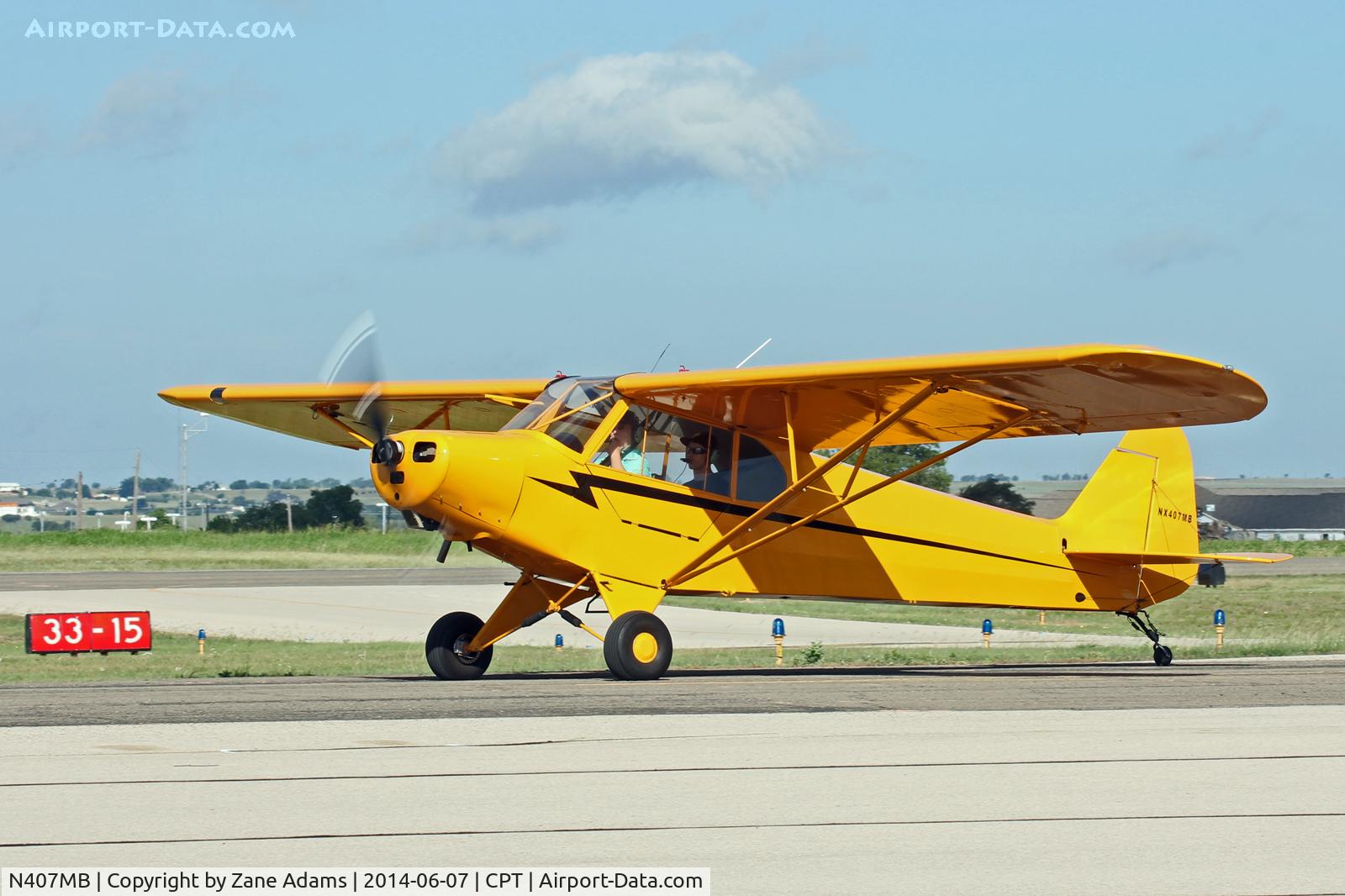 N407MB, 2008 American Legend Texas Sport Cub C/N AL-1007, At Cleburne Municipal