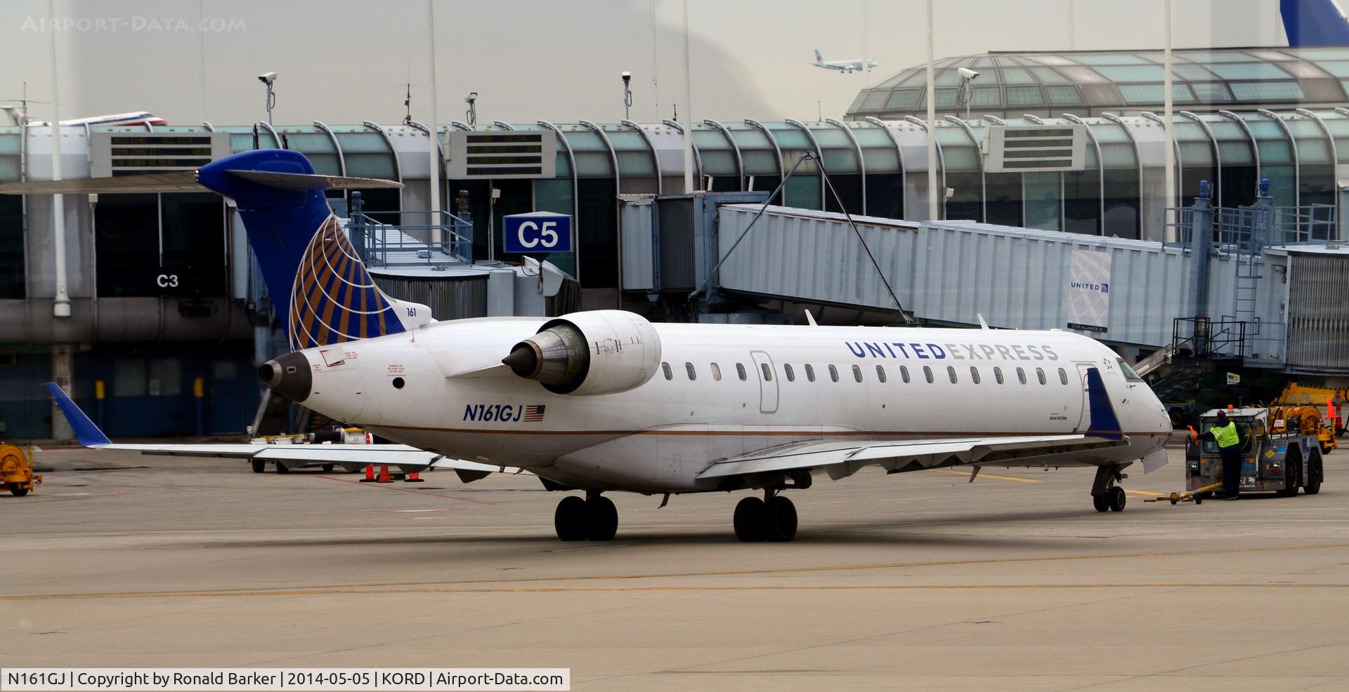 N161GJ, 2006 Bombardier CRJ-550 (CL-600-2C11) C/N 10253, Taxi O'Hare