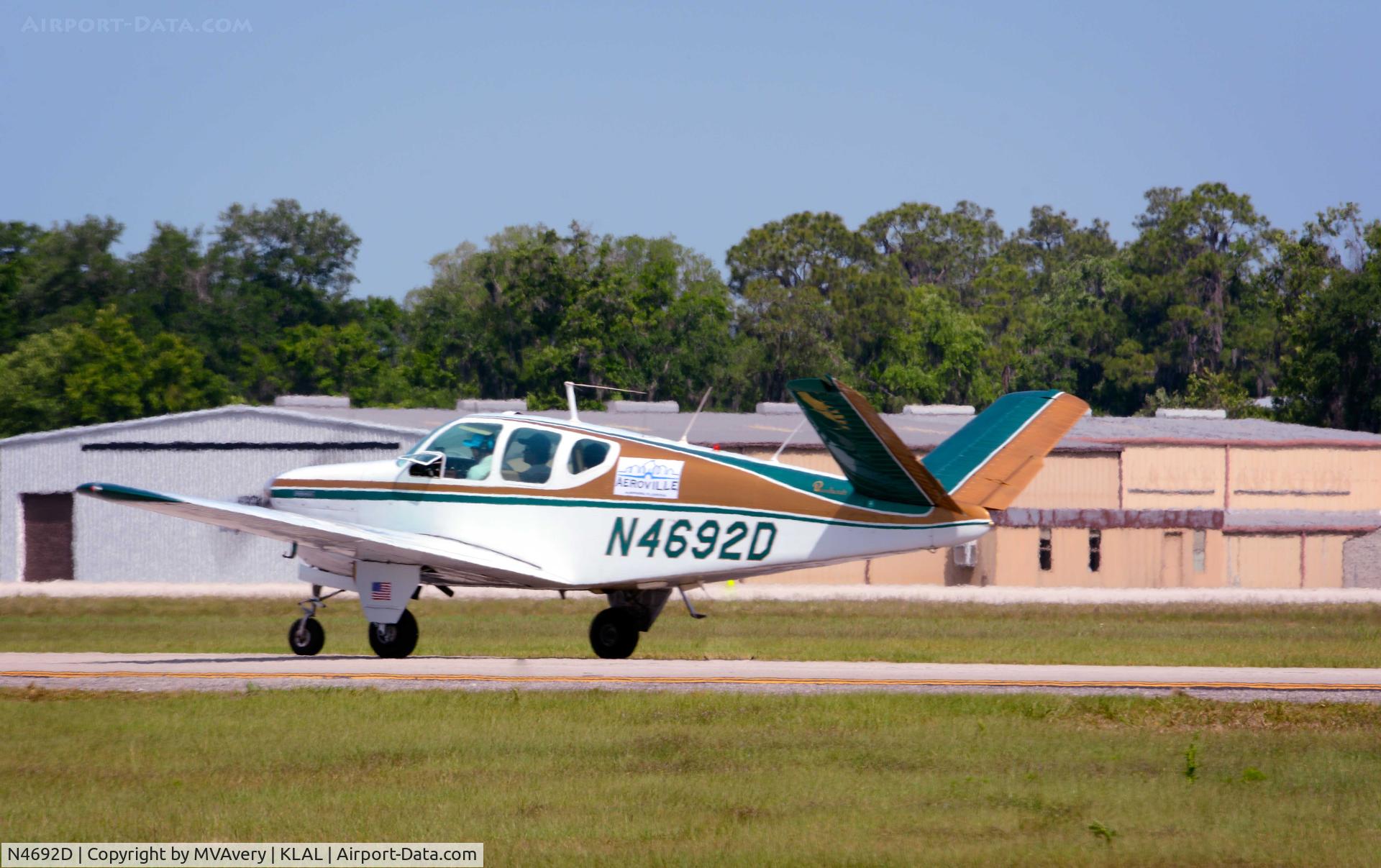 N4692D, 1957 Beech H35 Bonanza C/N D-4911, 2014 Sun n Fun