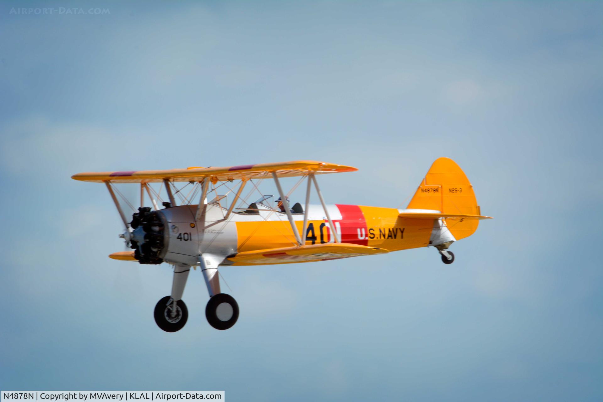 N4878N, 1942 Boeing E75 C/N 75-5675, 2014 Sun n Fun