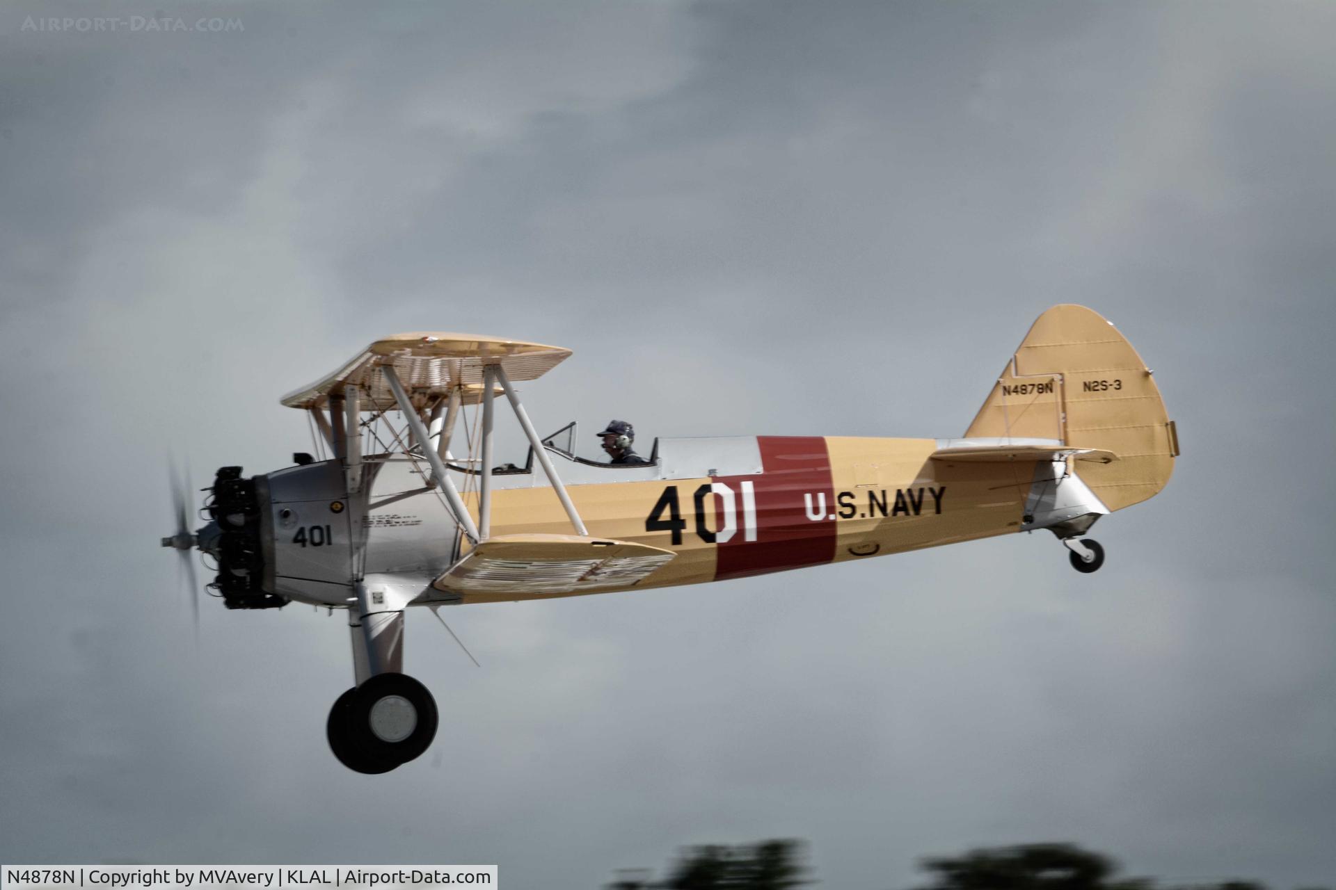 N4878N, 1942 Boeing E75 C/N 75-5675, 2014 Sun n Fun
