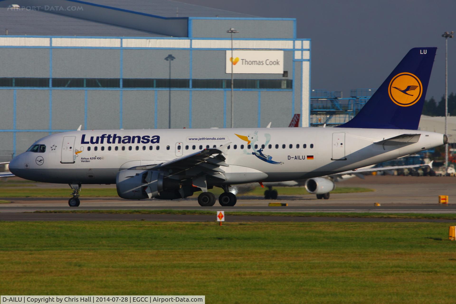 D-AILU, 1997 Airbus A319-114 C/N 744, Lufthansa