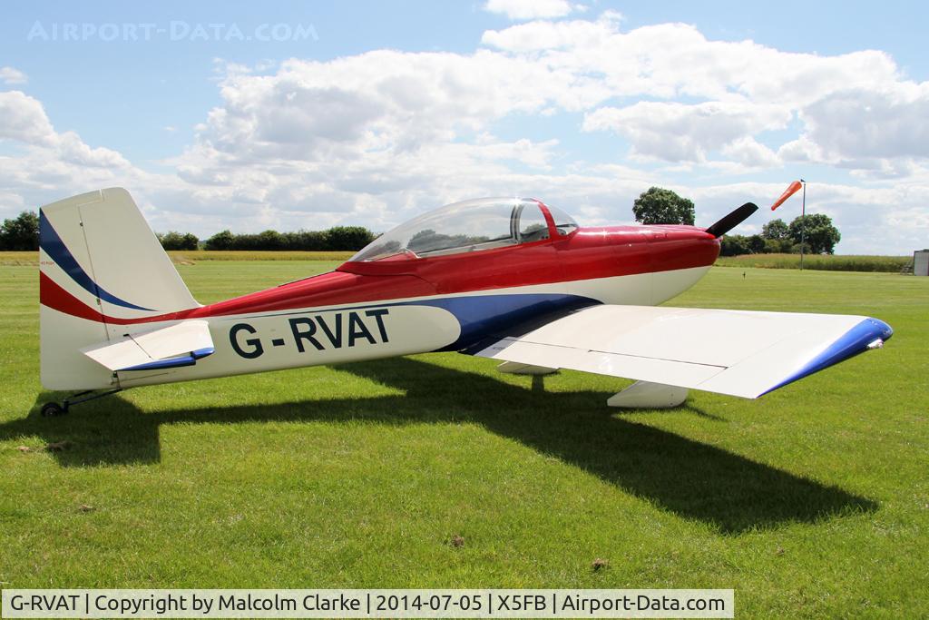 G-RVAT, 2009 Vans RV-8 C/N LAA 303-14928, Vans RV-8, Fishburn Airfield UK, July 2014.