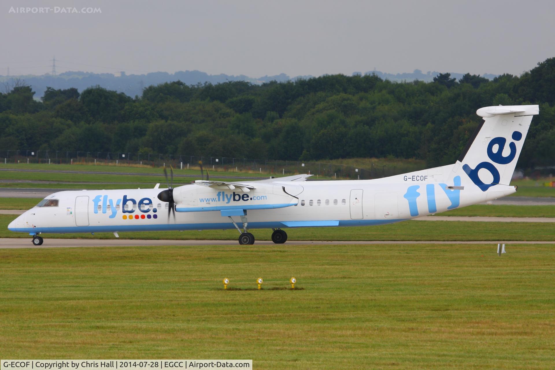 G-ECOF, 2008 De Havilland Canada DHC-8-402Q Dash 8 C/N 4216, flybe