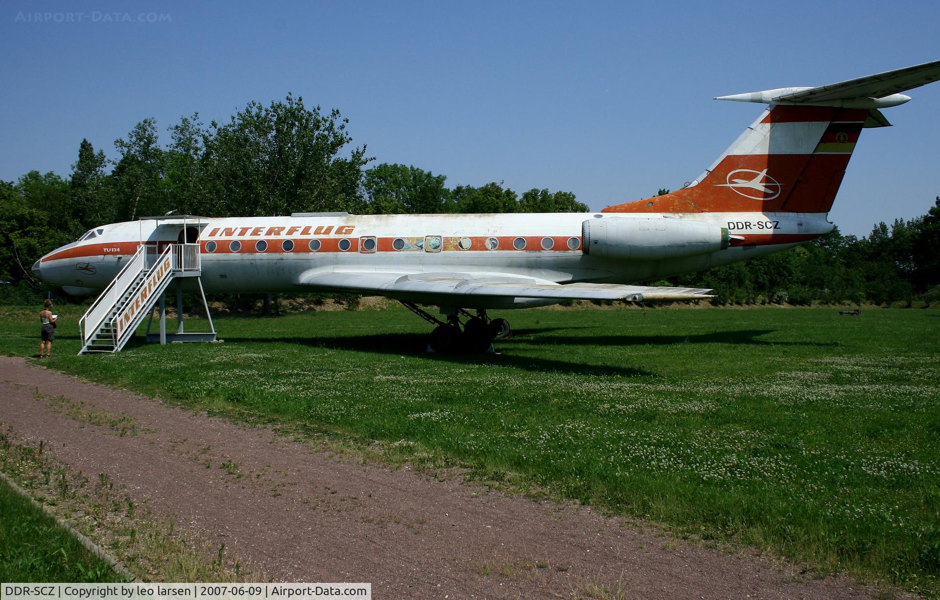DDR-SCZ, 1969 Tupolev Tu-134K C/N 9350913, Technik Museum Merseburg 9.6.07