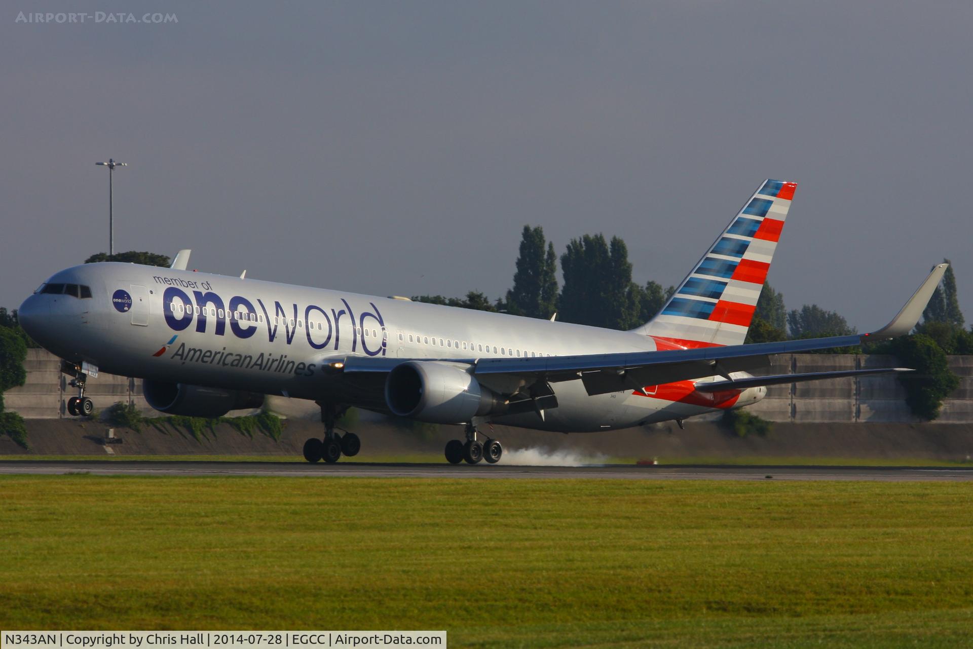 N343AN, 2003 Boeing 767-323 C/N 33082, American Airlines