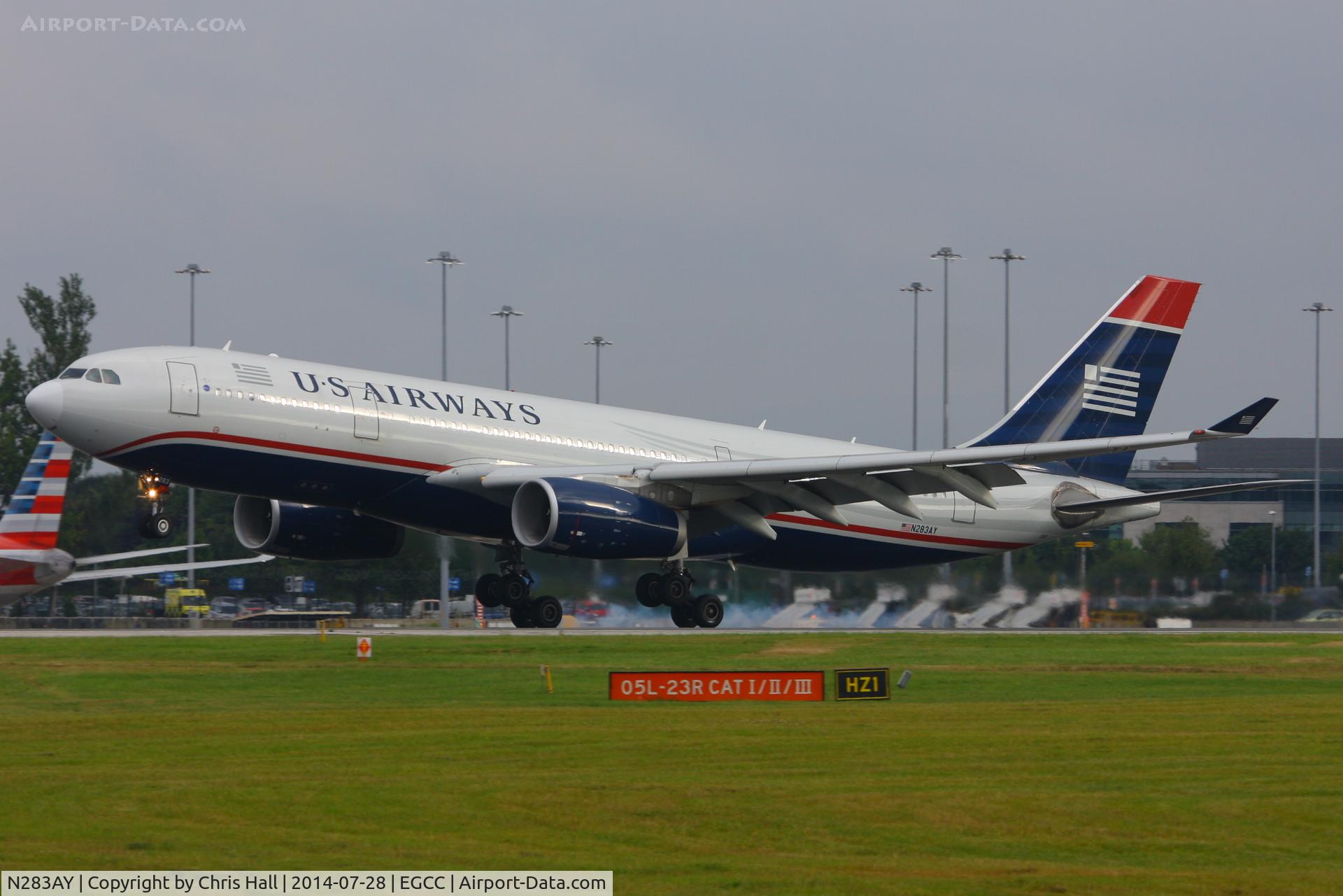 N283AY, 2009 Airbus A330-243 C/N 1076, US Airways