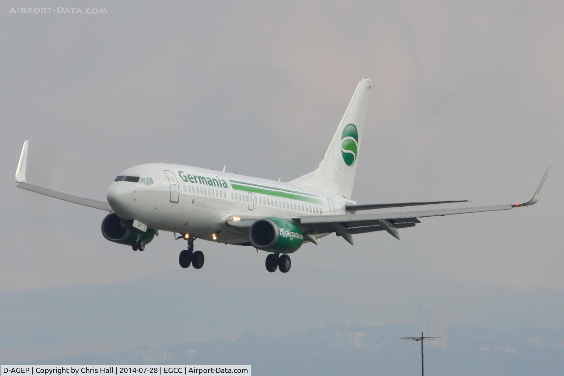 D-AGEP, 1998 Boeing 737-75B C/N 28102, Germania