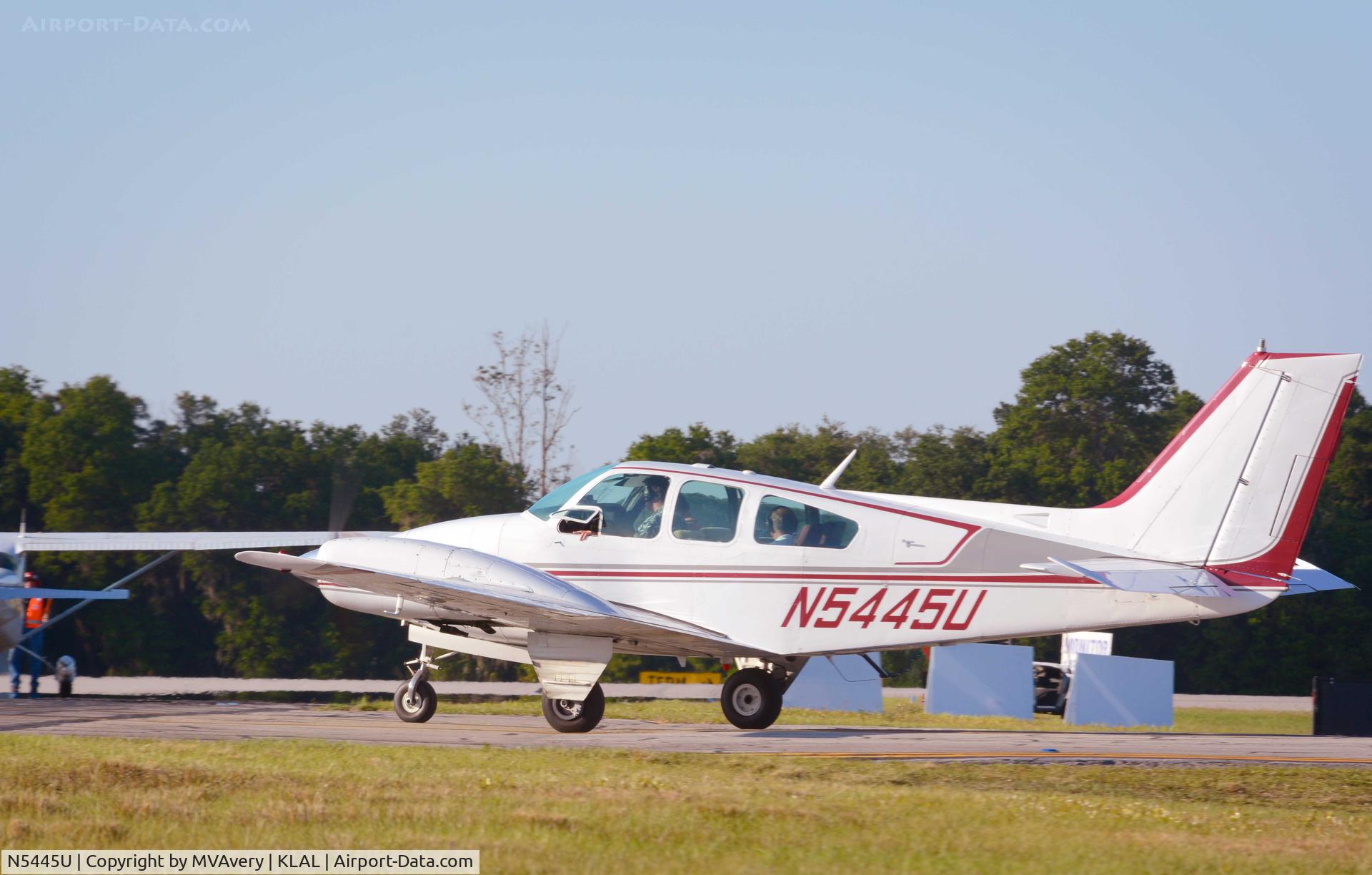N5445U, 1967 Beech 95-B55 (T42A) Baron C/N TC-1044, 2014 Sun n Fun