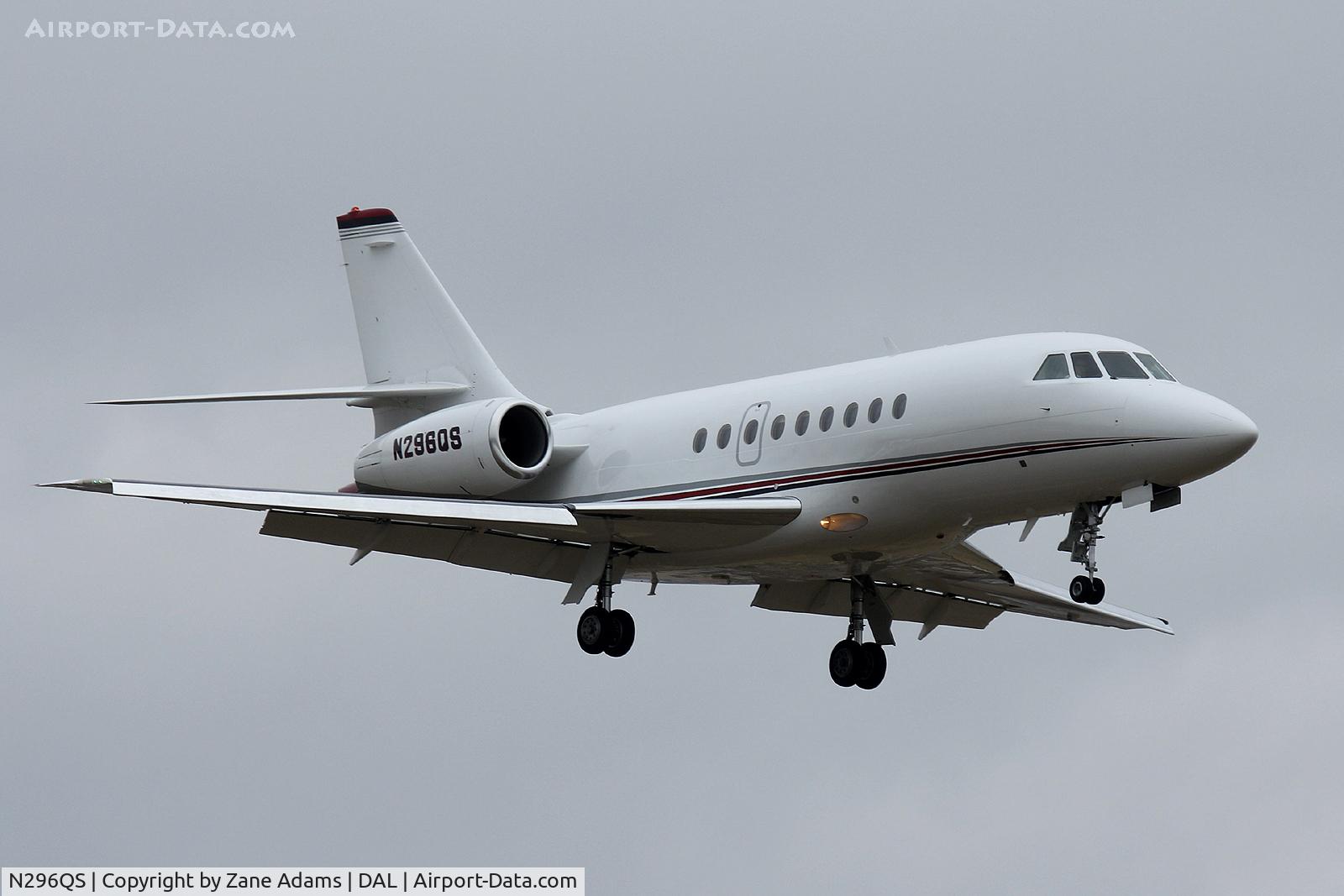 N296QS, 2002 Dassault Falcon 2000 C/N 196, At Dallas Love Field