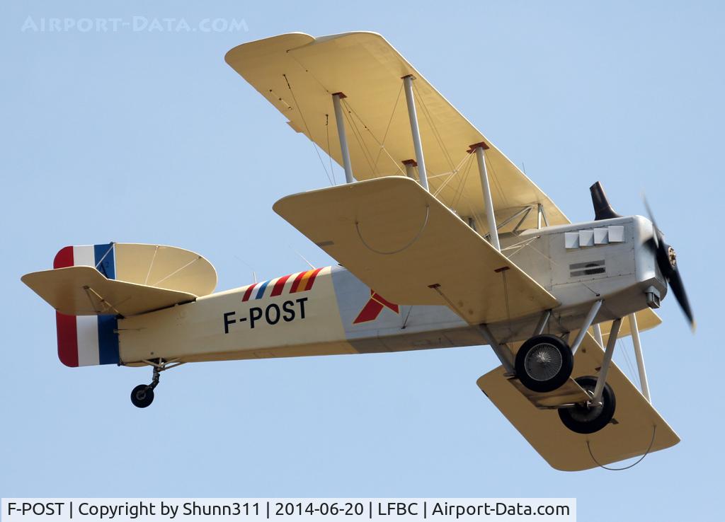 F-POST, Breguet 14P Replica C/N 150AB, Participant of the Cazaux AFB Spotterday 2014