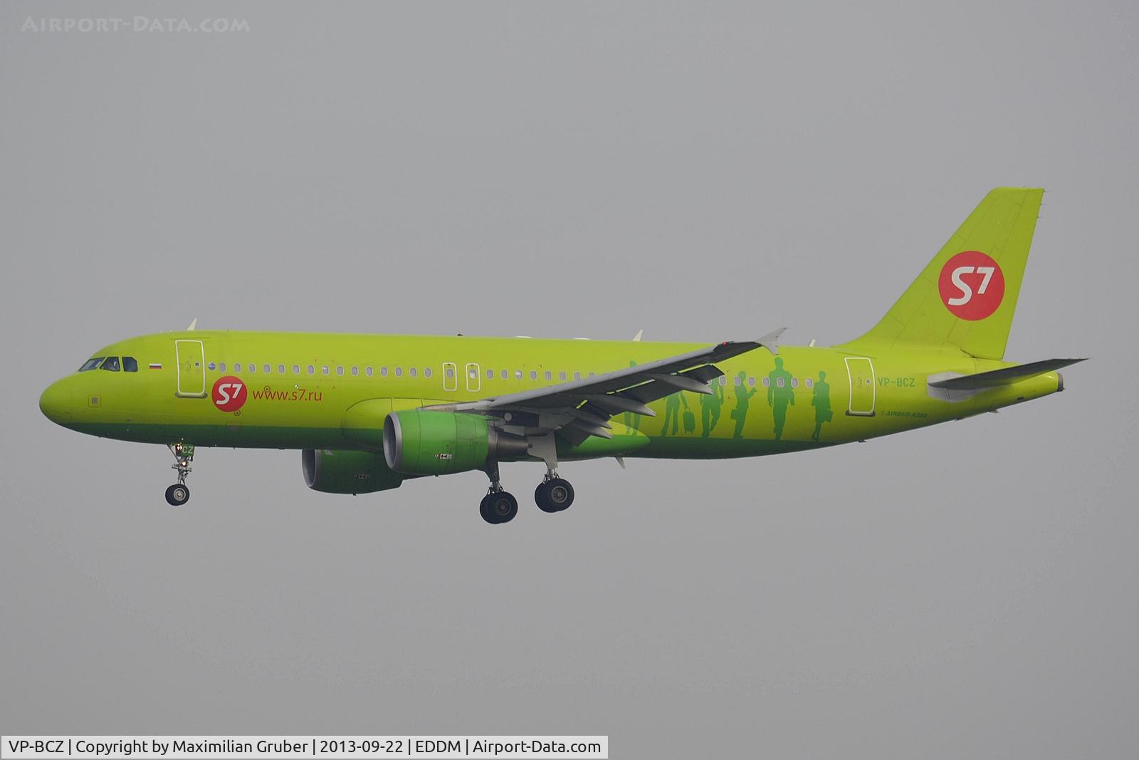 VP-BCZ, 2008 Airbus A320-214 C/N 3446, S7 Siberia Airlines