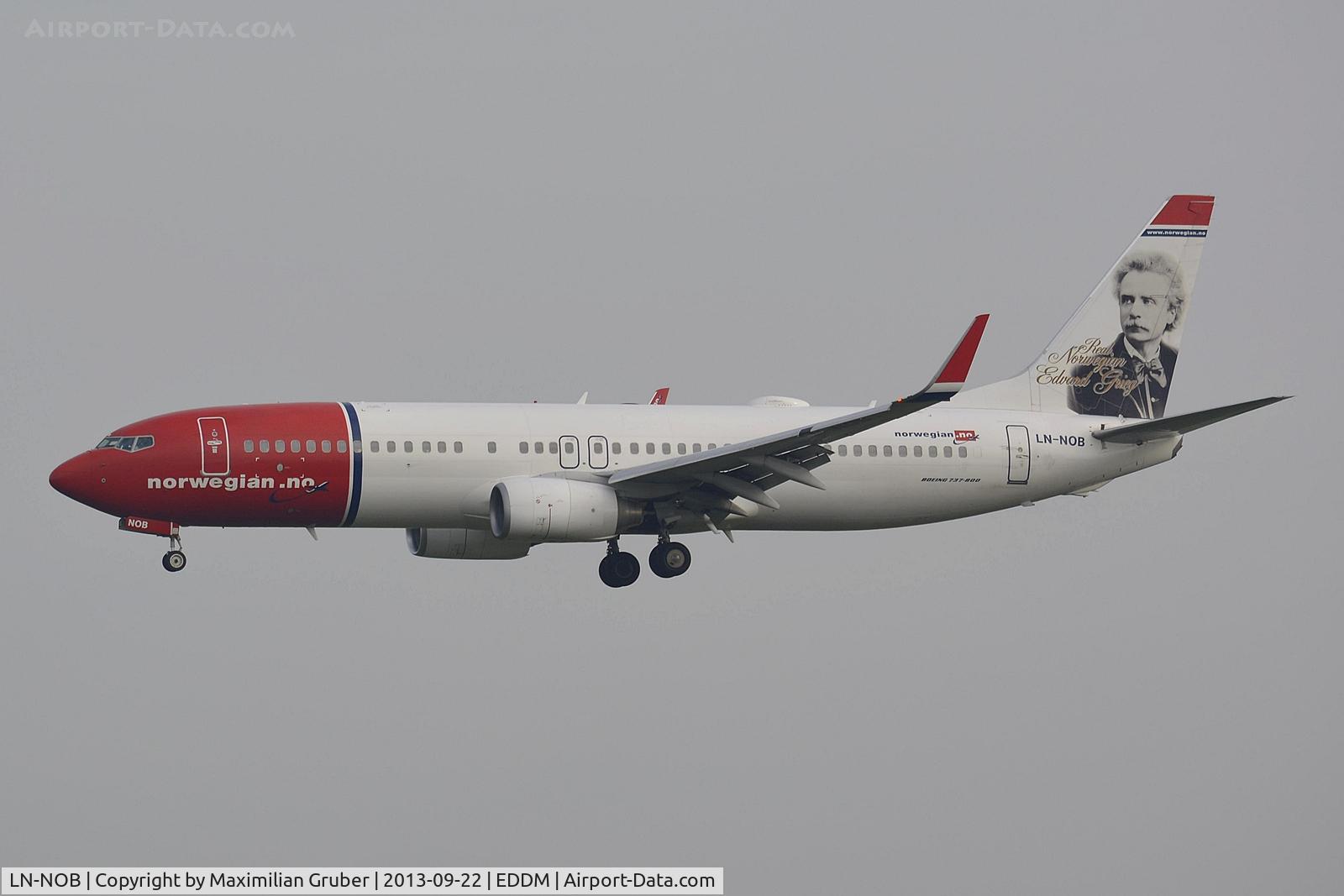 LN-NOB, 2008 Boeing 737-8FZ C/N 34954, Norwegian Air Shuttle