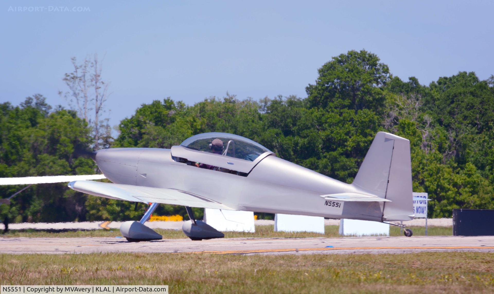 N5551, 2010 Vans RV-8 C/N 82605, 2014 Sun n Fun
