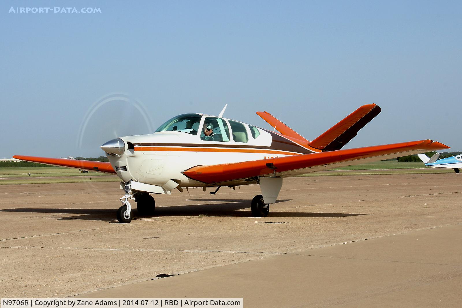 N9706R, 1959 Beech M35 Bonanza C/N D-6249, At Dallas Executive Airport