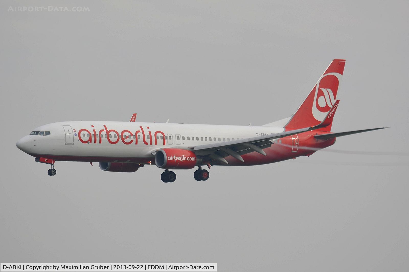 D-ABKI, 2009 Boeing 737-86J C/N 37748, Air Berlin