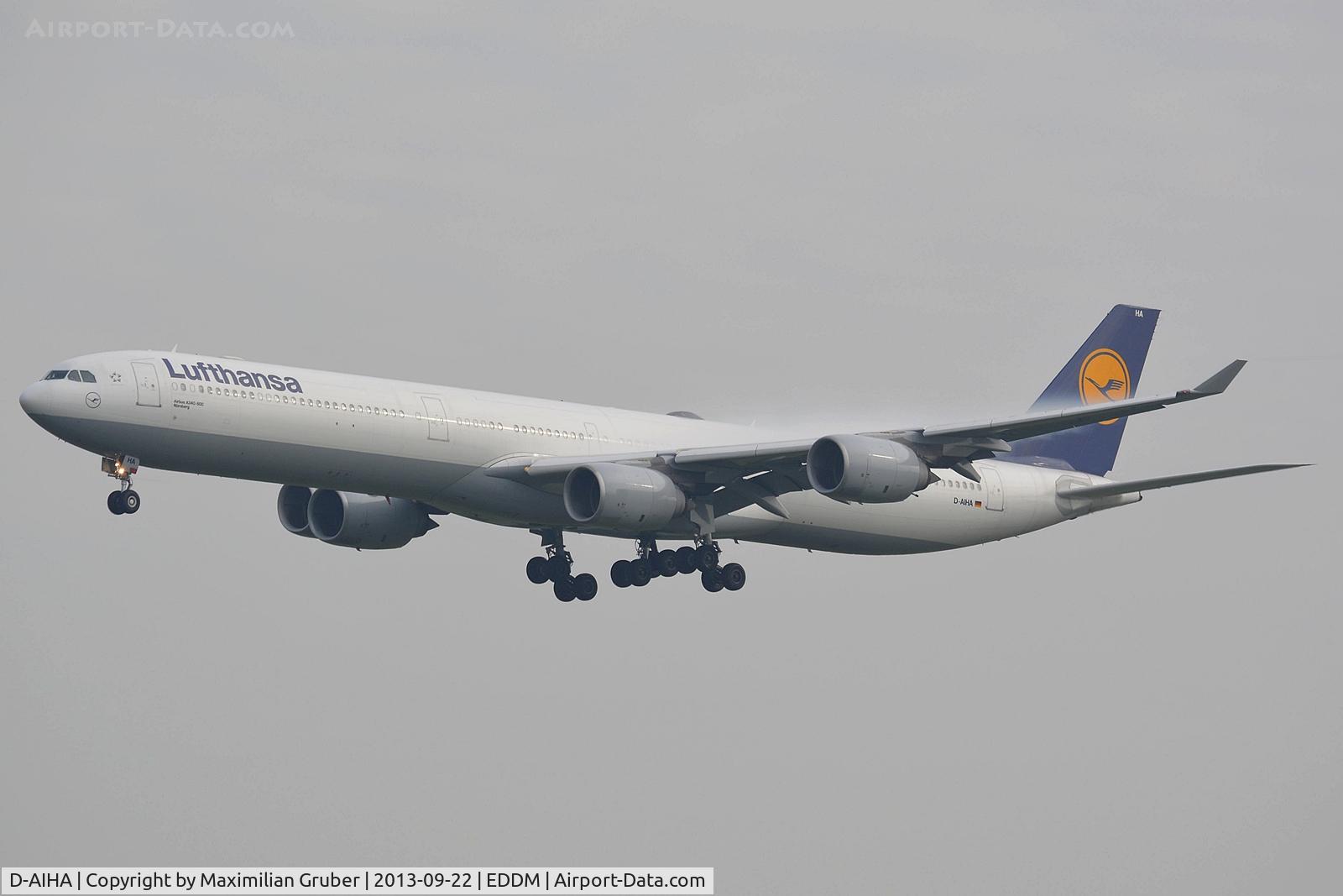 D-AIHA, 2003 Airbus A340-642 C/N 482, Lufthansa