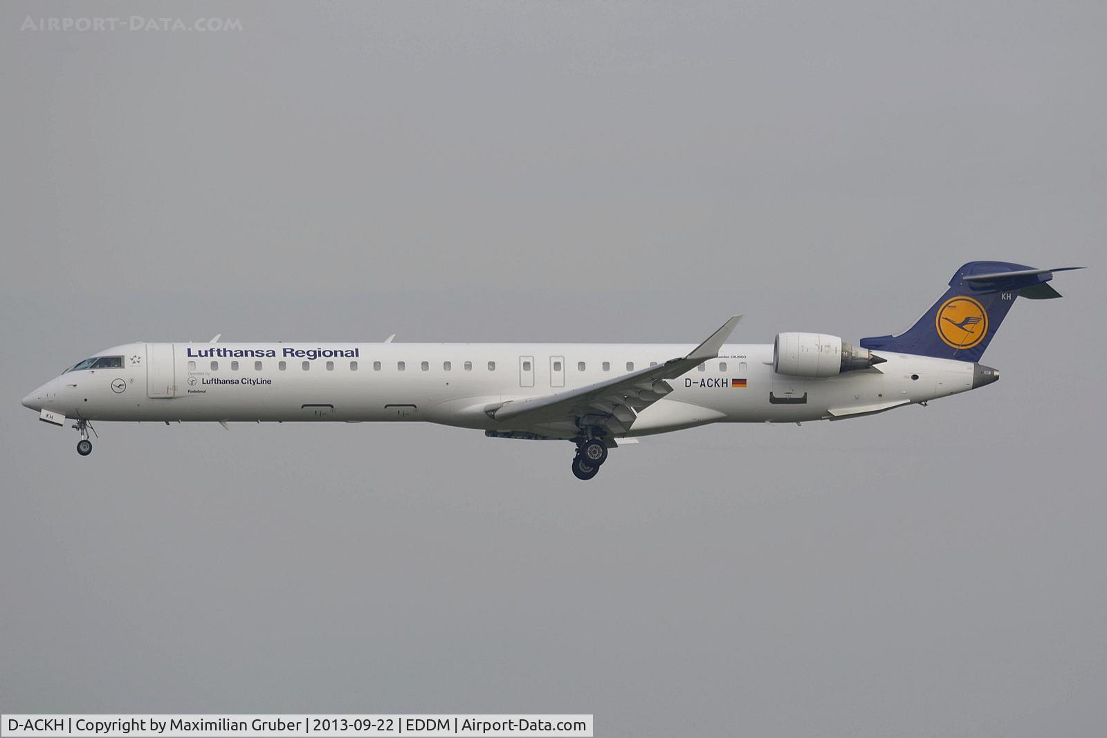 D-ACKH, 2006 Bombardier CRJ-900LR (CL-600-2D24) C/N 15085, Lufthansa Cityline