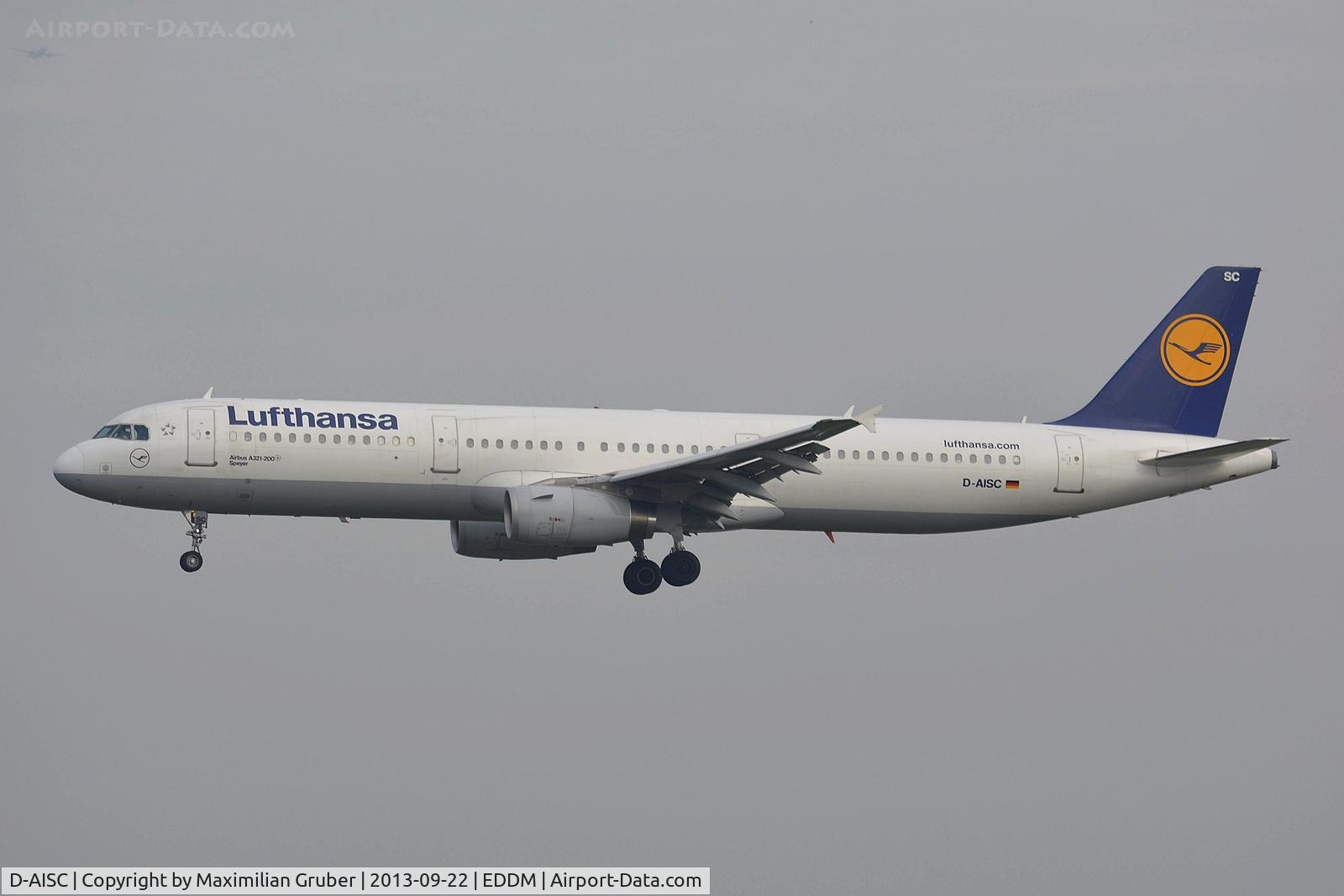 D-AISC, 1999 Airbus A321-231 C/N 1161, Lufthansa