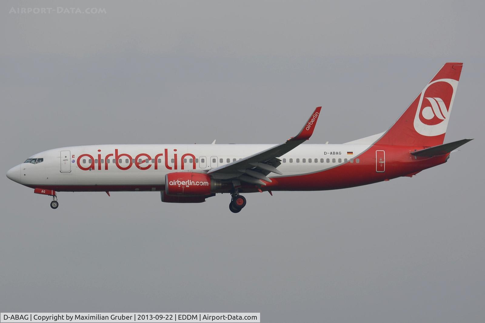 D-ABAG, 2001 Boeing 737-86J C/N 30879, Air Berlin
