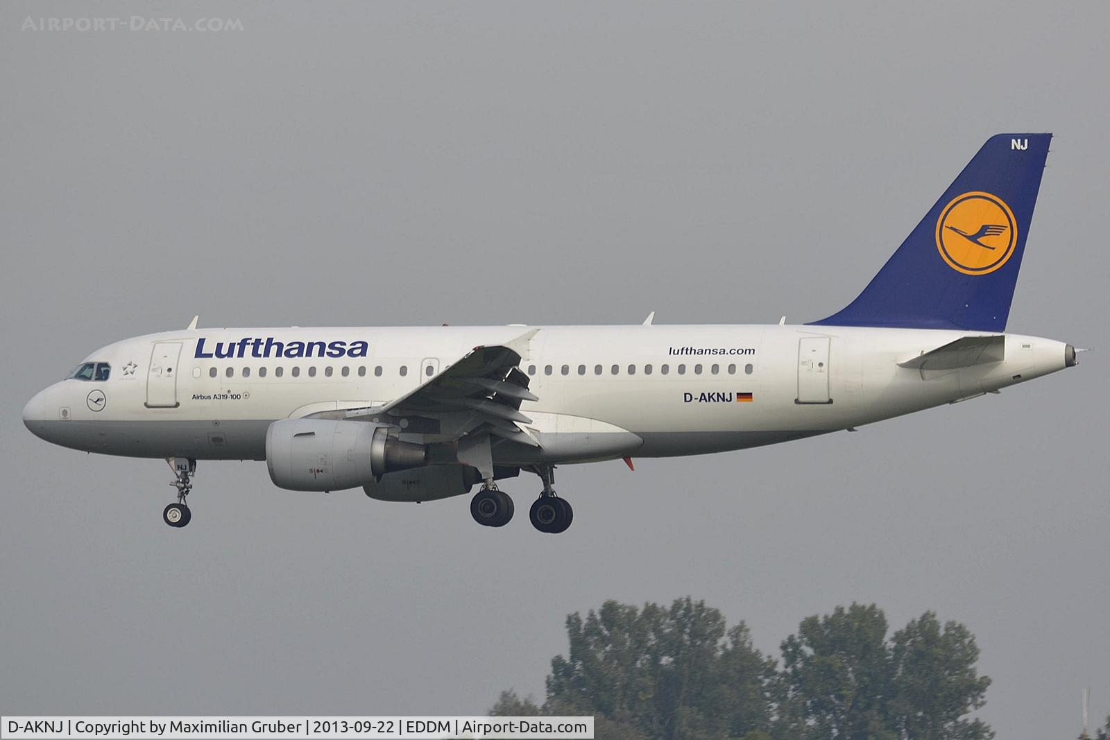 D-AKNJ, 2000 Airbus A319-112 C/N 1172, Lufthansa