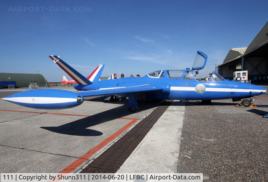 111, 1958 Fouga CM-170R Magister C/N 111, Participant of the Cazaux AFB Spotterday 2014... in static display