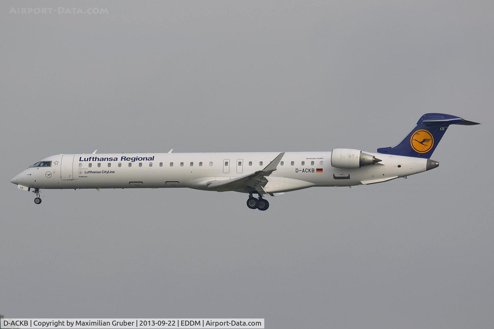D-ACKB, 2006 Bombardier CRJ-900LR (CL-600-2D24) C/N 15073, Lufthansa Cityline