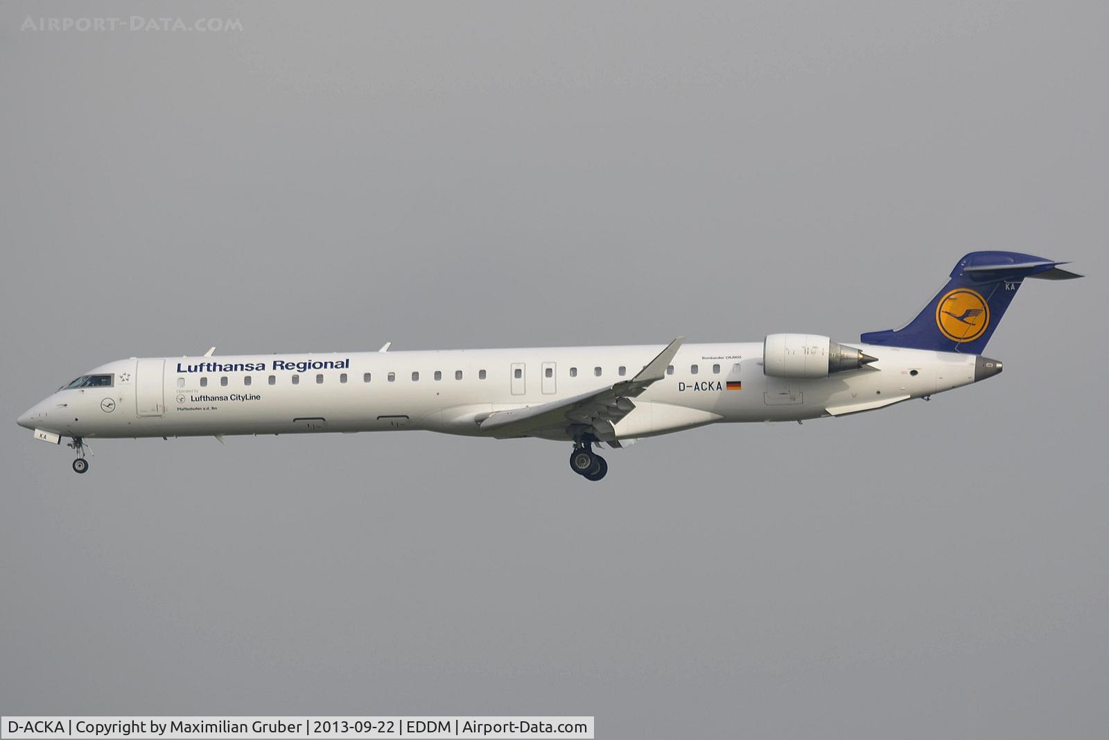 D-ACKA, 2006 Bombardier CRJ-900LR (CL-600-2D24) C/N 15072, Lufthansa Cityline
