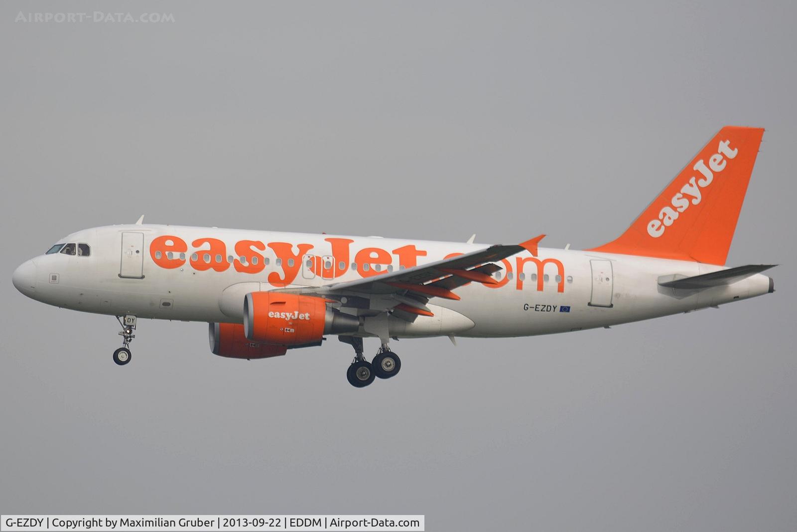 G-EZDY, 2008 Airbus A319-111 C/N 3763, EasyJet