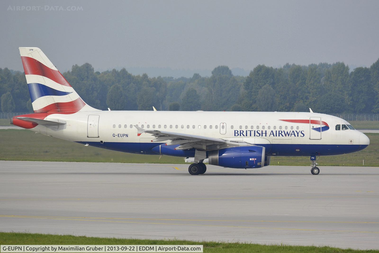 G-EUPN, 2000 Airbus A319-131 C/N 1261, British Airways