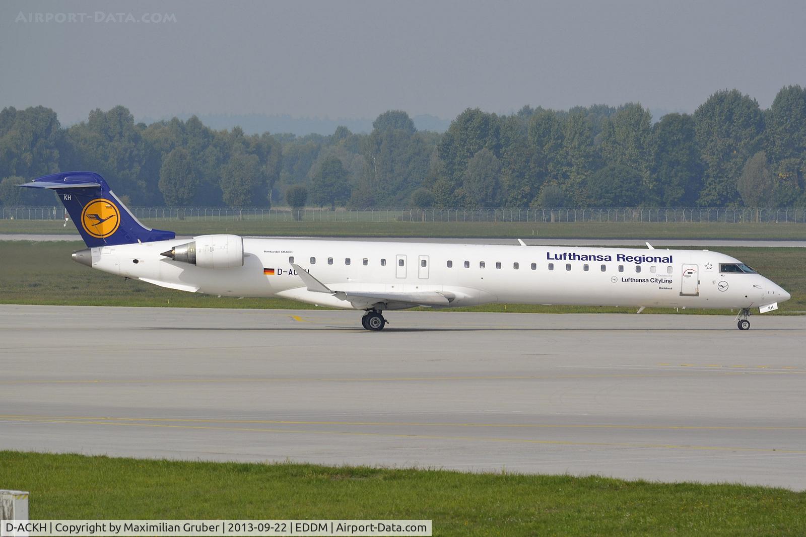 D-ACKH, 2006 Bombardier CRJ-900LR (CL-600-2D24) C/N 15085, Lufthansa Cityline