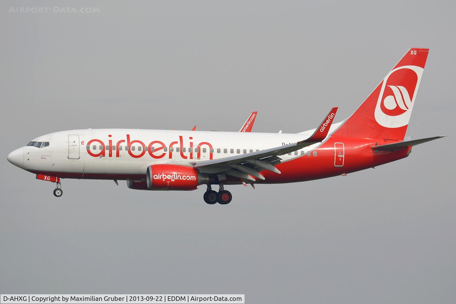 D-AHXG, 2008 Boeing 737-7K5 C/N 35140, Air Berlin