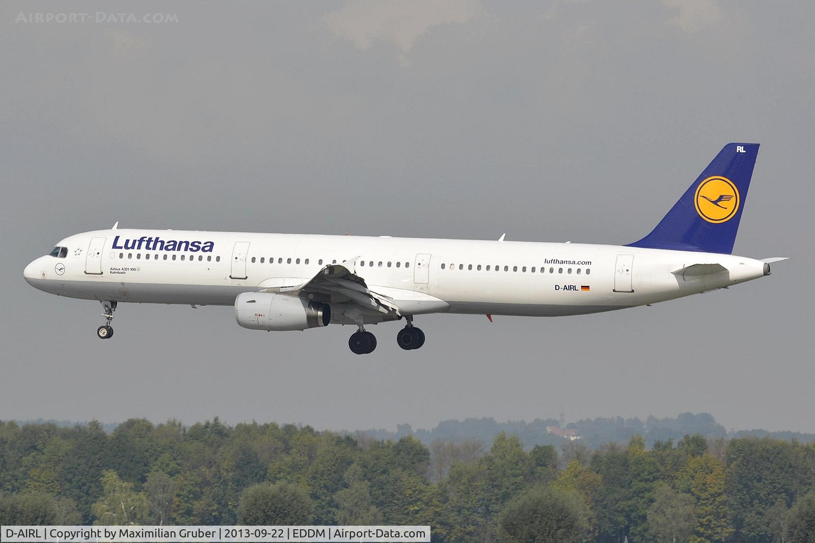 D-AIRL, 1994 Airbus A321-131 C/N 505, Lufthansa