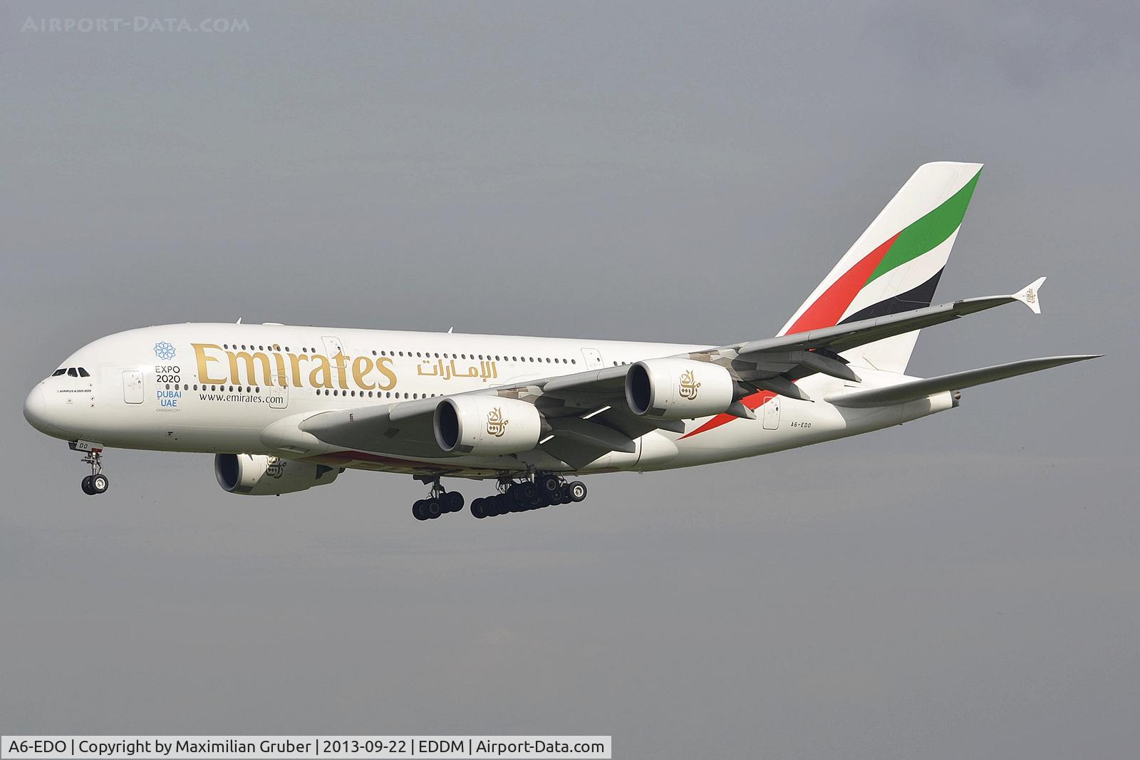 A6-EDO, 2010 Airbus A380-861 C/N 057, Emirates