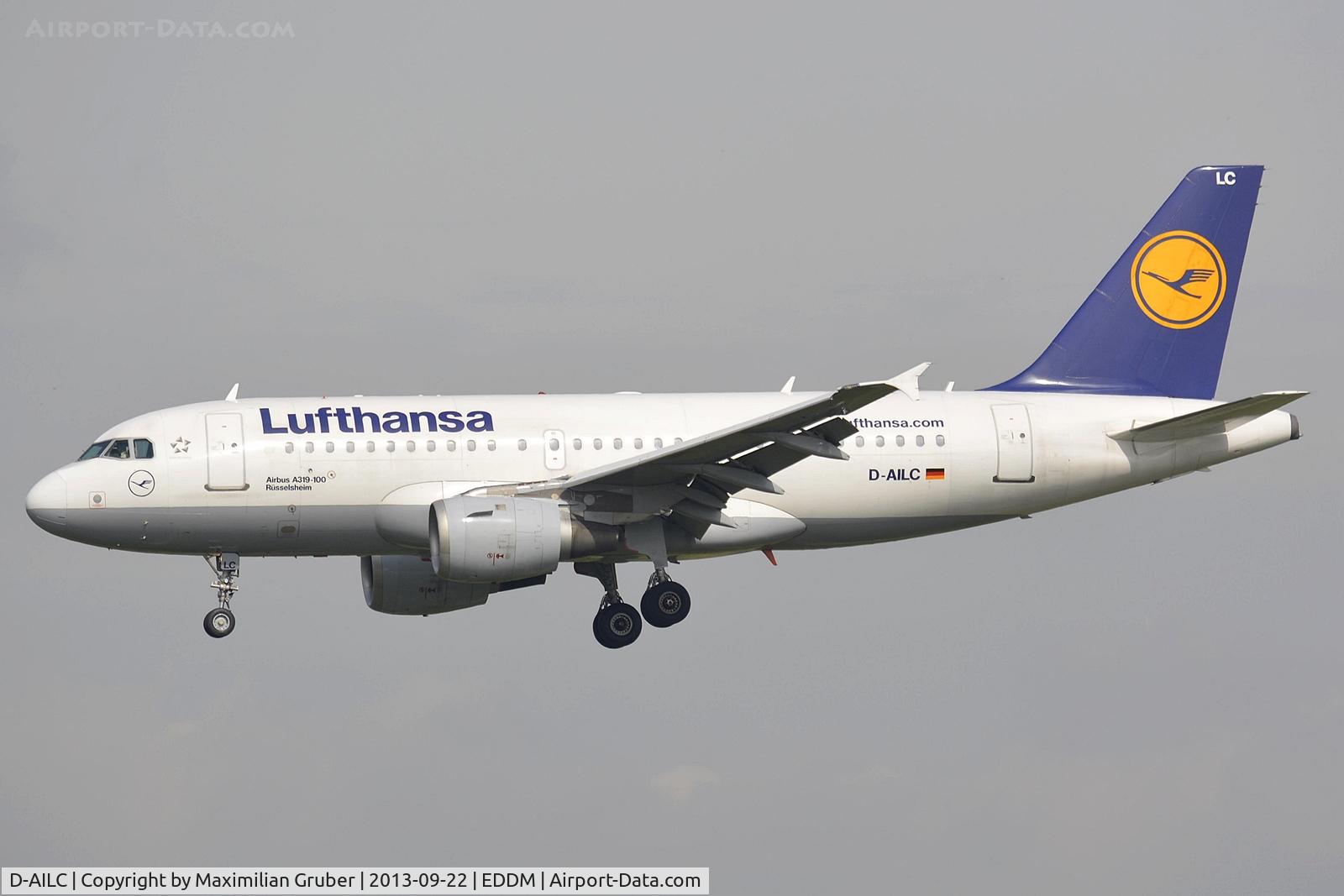 D-AILC, 1996 Airbus A319-114 C/N 616, Lufthansa