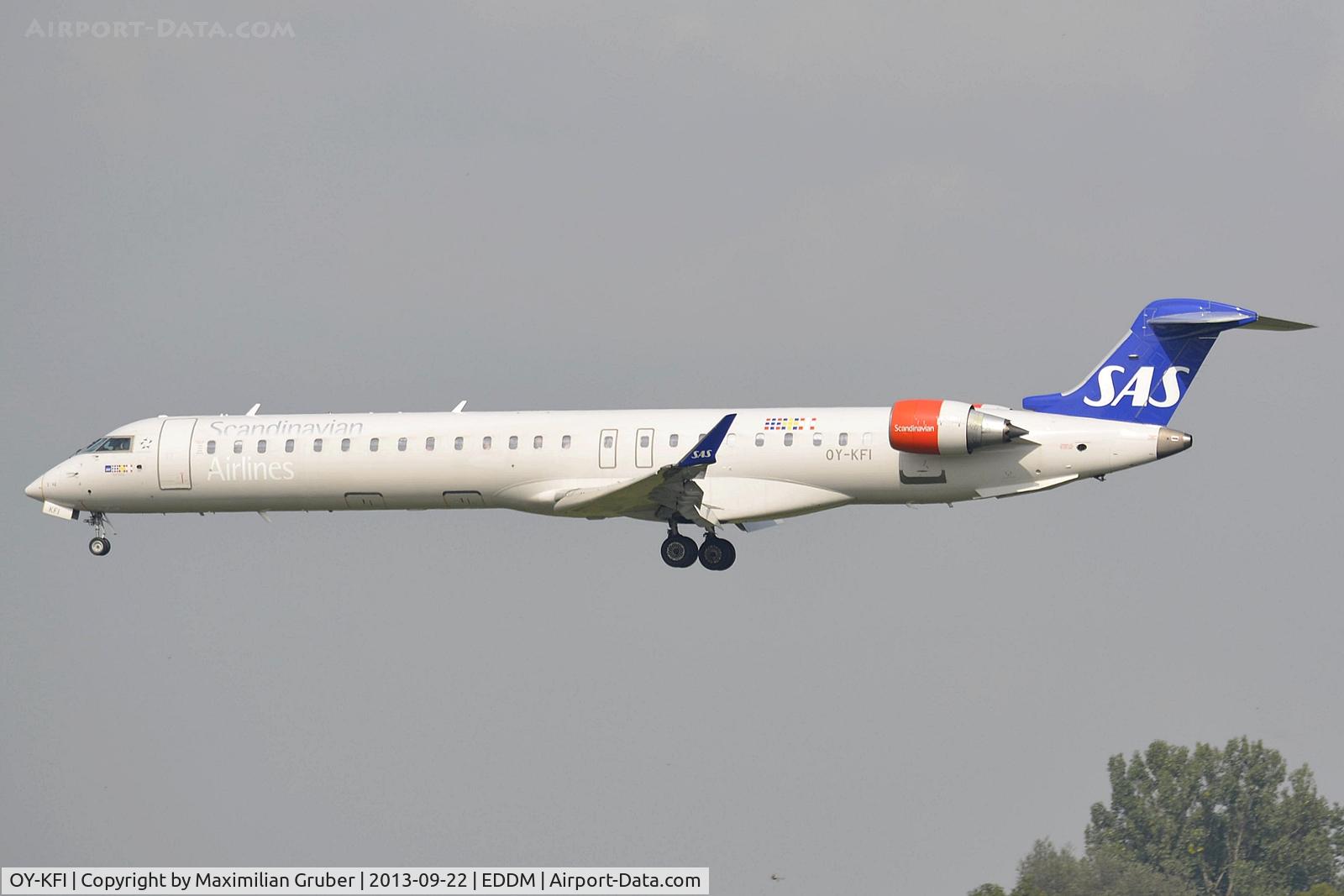 OY-KFI, 2009 Canadair CRJ-900ER (CL-600-2D24) C/N 15242, SAS Scandinavian Airlines