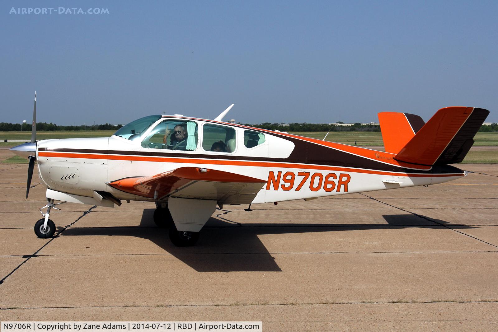 N9706R, 1959 Beech M35 Bonanza C/N D-6249, At Dallas Executive Airport