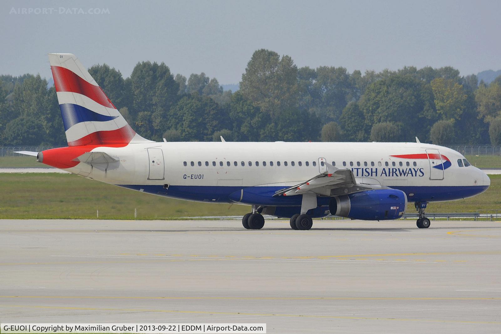 G-EUOI, 2001 Airbus A319-131 C/N 1606, British Airways