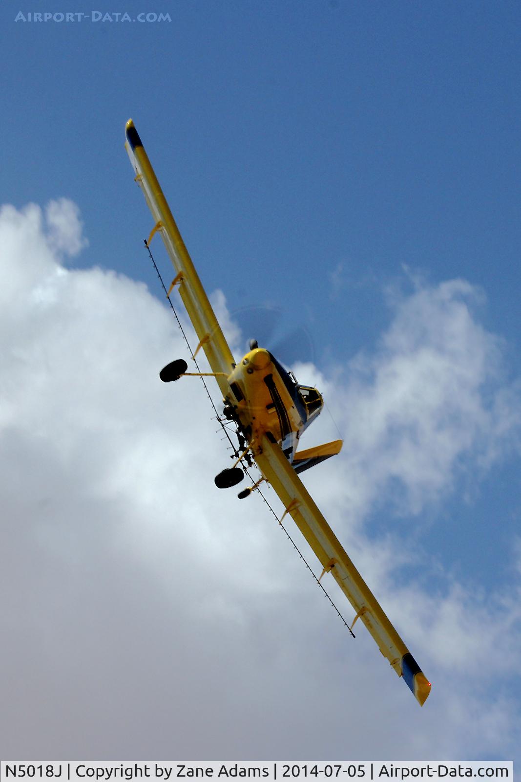 N5018J, 1997 Air Tractor Inc AT-502B C/N 502B-0432, Working near Morton, TX