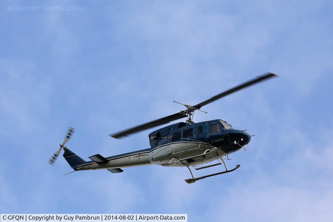 C-GFQN, 1973 Bell 212 C/N 30571, On standby for forest fire detail in Zama City, Alberta