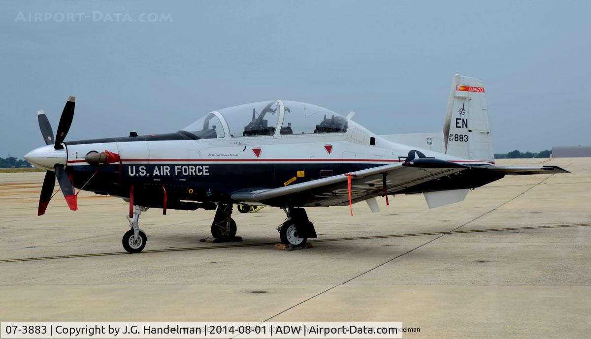 07-3883, 2007 Raytheon T-6A Texan II C/N PT-438, Visiting Washington
