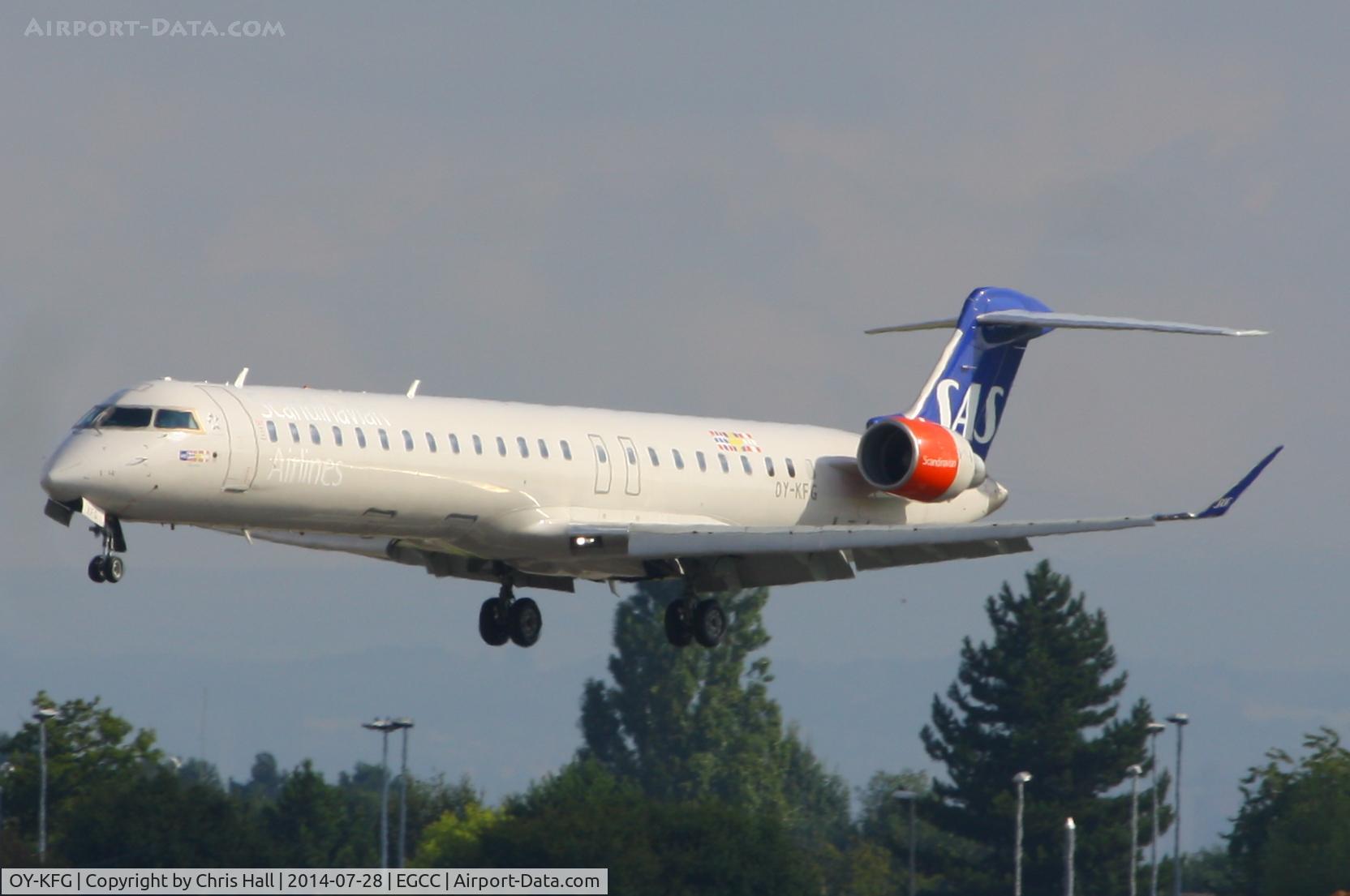 OY-KFG, 2009 Bombardier CRJ-900ER (CL-600-2D24) C/N 15237, SAS Scandinavian