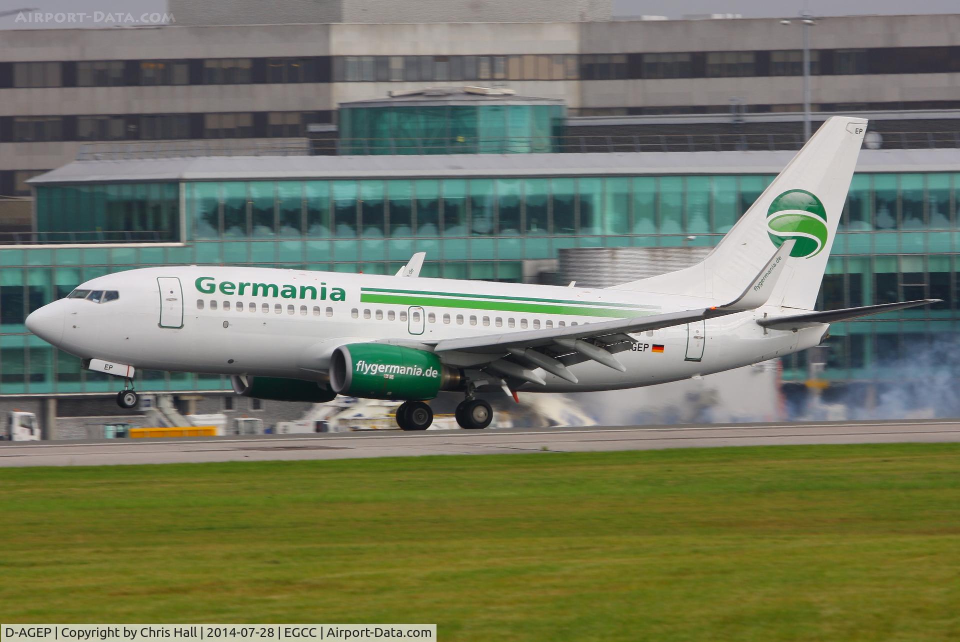 D-AGEP, 1998 Boeing 737-75B C/N 28102, Germania