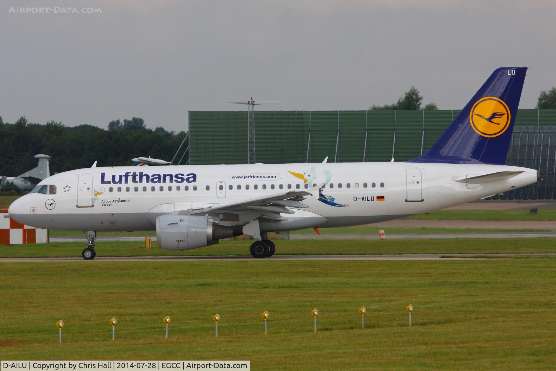 D-AILU, 1997 Airbus A319-114 C/N 744, Lufthansa