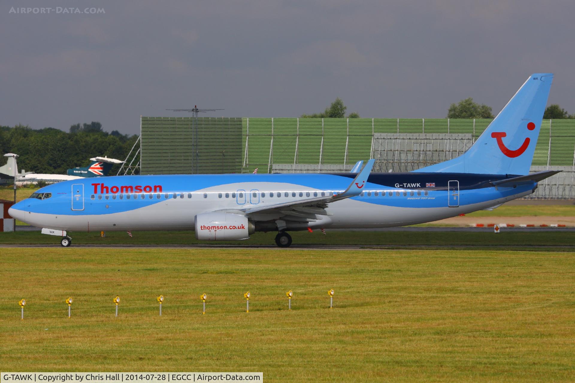 G-TAWK, 2012 Boeing 737-8K5 C/N 37239, Thomson