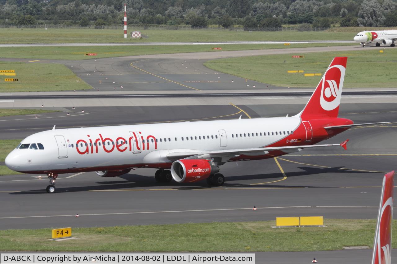 D-ABCK, 2011 Airbus A321-211 C/N 5133, Air Berlin